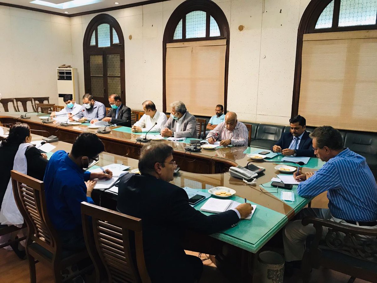 Mayor_Karachi's tweet photo. Mayor Karachi Presided over a meeting on Issues pertaining to K-Electric, at KMC Head Office. https://t.co/H7ysNrf0j4
