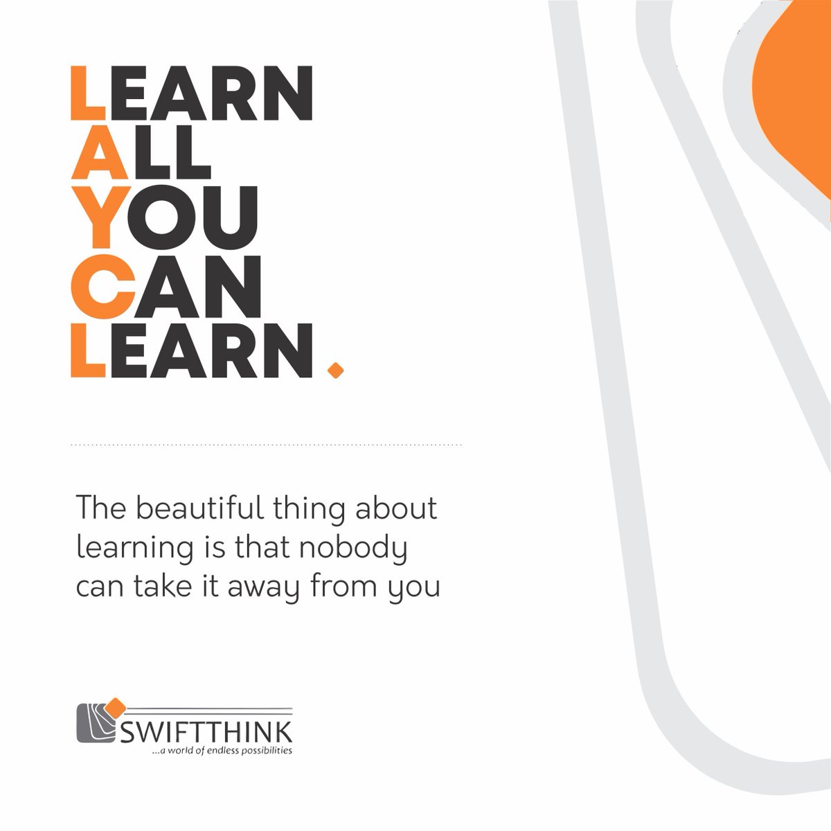 swiftthinkNG's tweet image. Learning in the workplace involves viewing your experiences as potential learning and re-examining your previously held assumptions, methods, and practices.
To successfully adapt to constantly changing demands of work, strong learning skills are required.
#CareerTips #SwiftThink