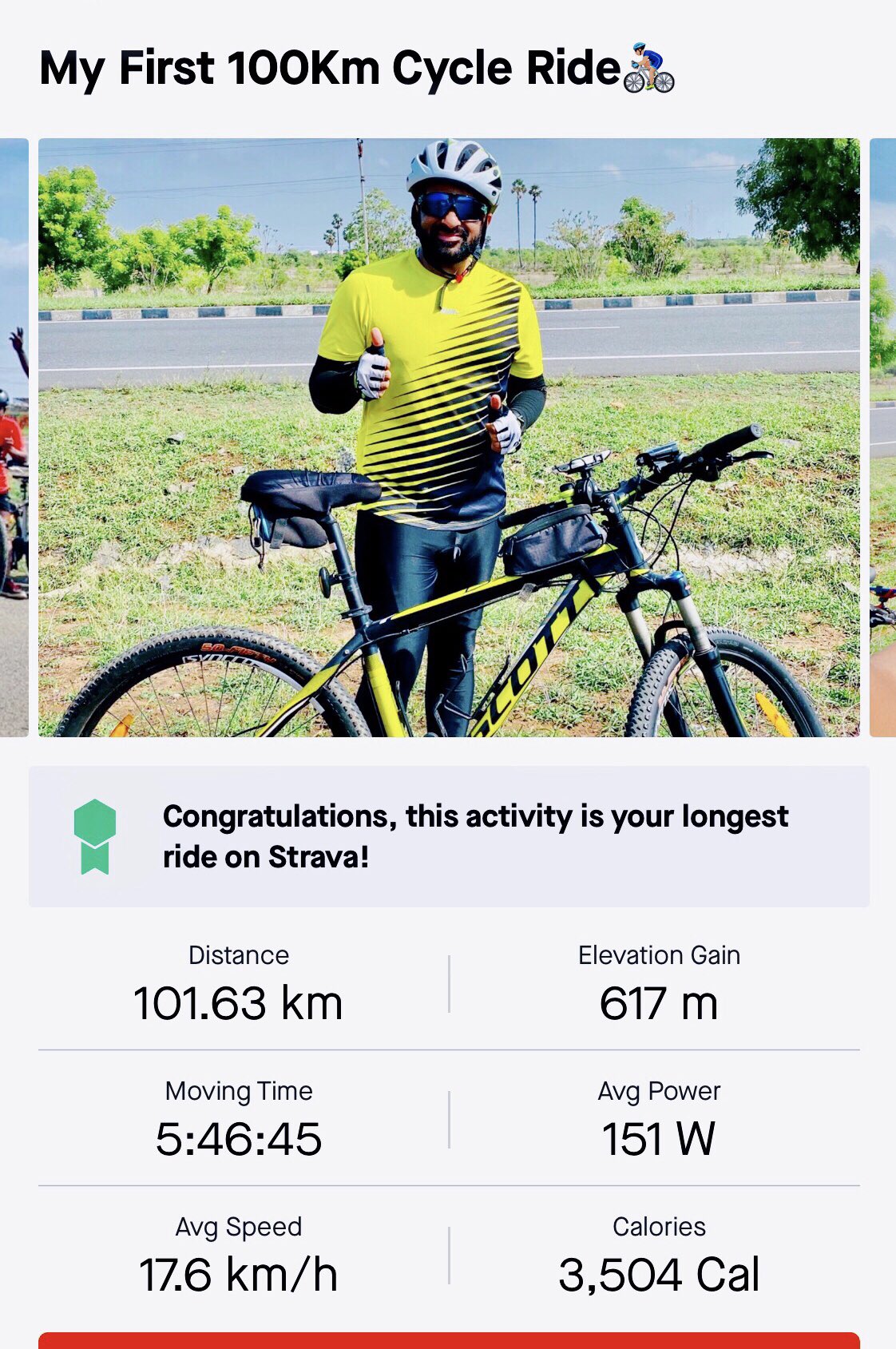 Longest cycle ride 2025
