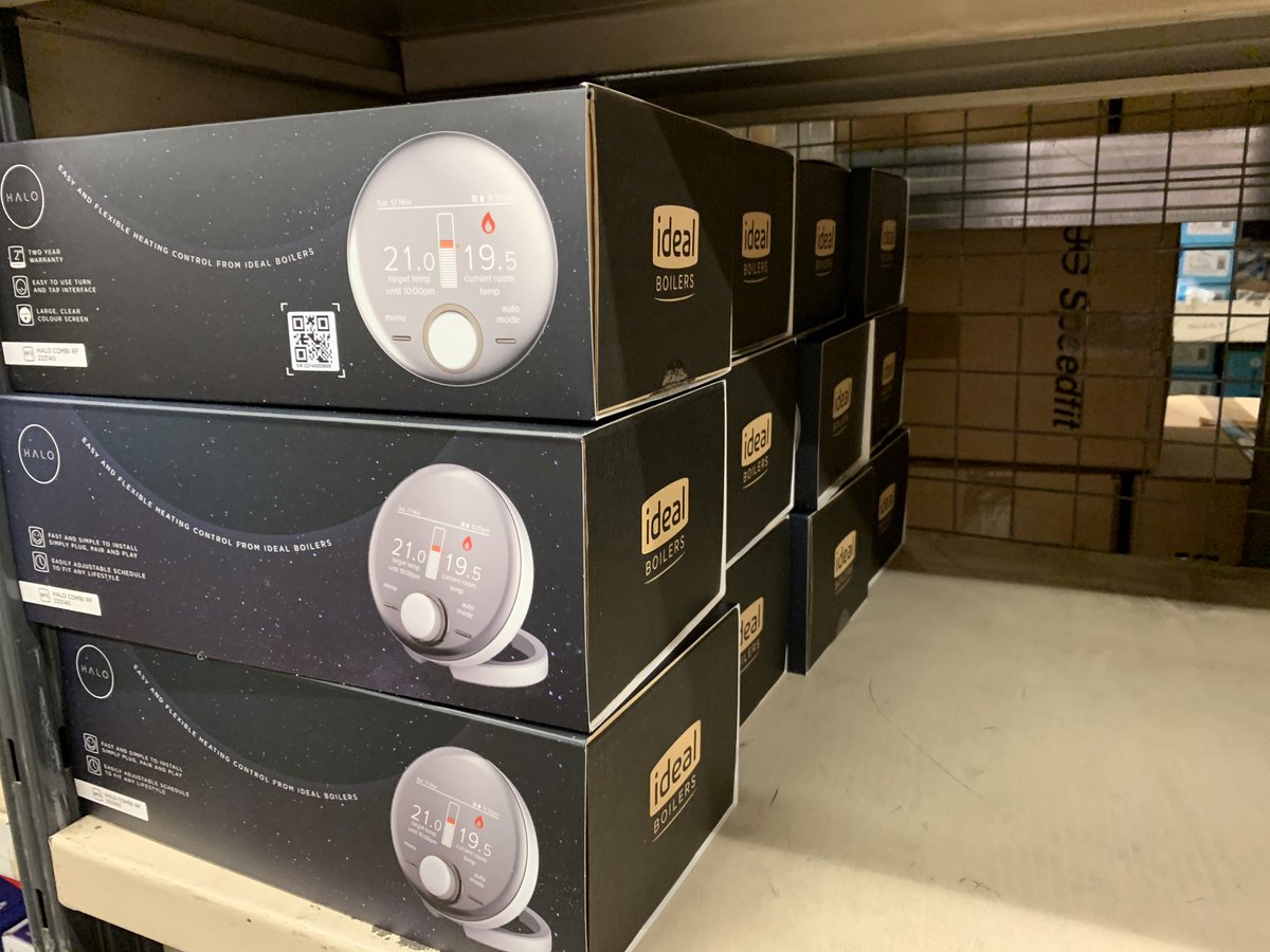 The @IdealBoilers Halo 😇 has landed #keepsmiling