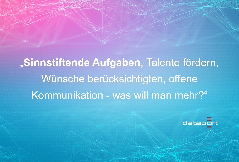 Neuer Job, große Aufgabe: Wir schützen die Daten des Staates, der Unternehmen sowie der Bürgerinnen und Bürger und gestalten damit den Weg der öffentlichen Verwaltung in die digitale Zukunft - <a href="/Datareport/">Dataport</a> #dataport #wirsinddataport #PublicValue