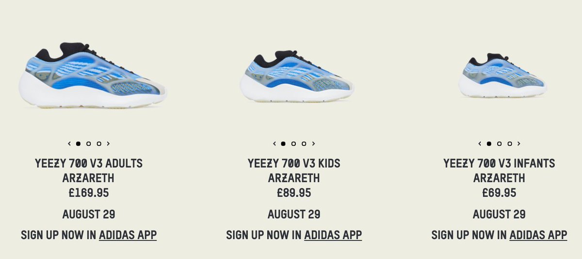 yeezy 700 v3 adults arzareth
