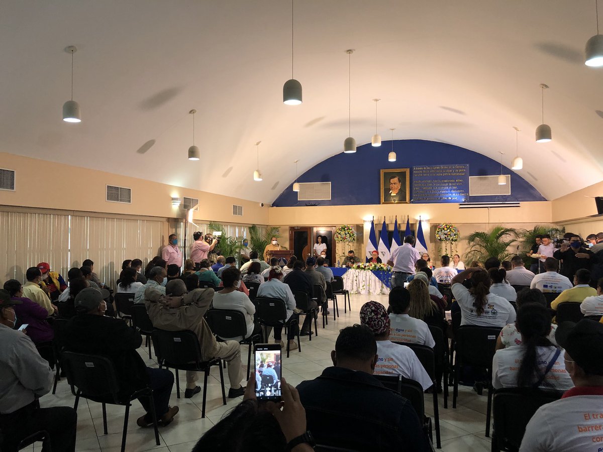 Hoy estamos celebrando en la <a href="/AsambleaNi/">Asamblea Nacional Nicaragua</a> , el Día de las Personas con Discapacidad. En #Nicaragua tenemos la Ley de Derechos de las Personas con Discapacidad, el Programa todos con Voz, que apuntan al respeto pleno de todos los derechos para todas las Personas con Discapacidad