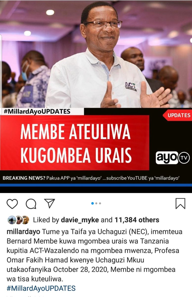 Bernard K. Membe tweet media