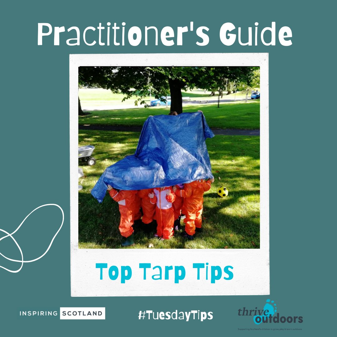 This week’s Practitioner’s Tips are a bit of a tongue twister 😉 We bring you our ‘Top Ten Tarp Tips’ ! One of the most versatile pieces of equipment for Outdoor ELC and some ideas of how you can use it as more than just a picnic rug! Download here👉 bit.ly/2QoEmpL