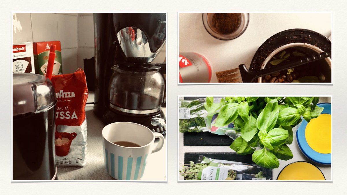 unifiedg's tweet photo. Blended: Illy Classico & LavAzza Rossa beans freshly ground with basil & oregano. #CoffeeLover #Rombouts #Cookworks #Melitta #UniqueBlend #HomeCooking #BellaCucina #Italiano https://t.co/nTh0yAKkbH