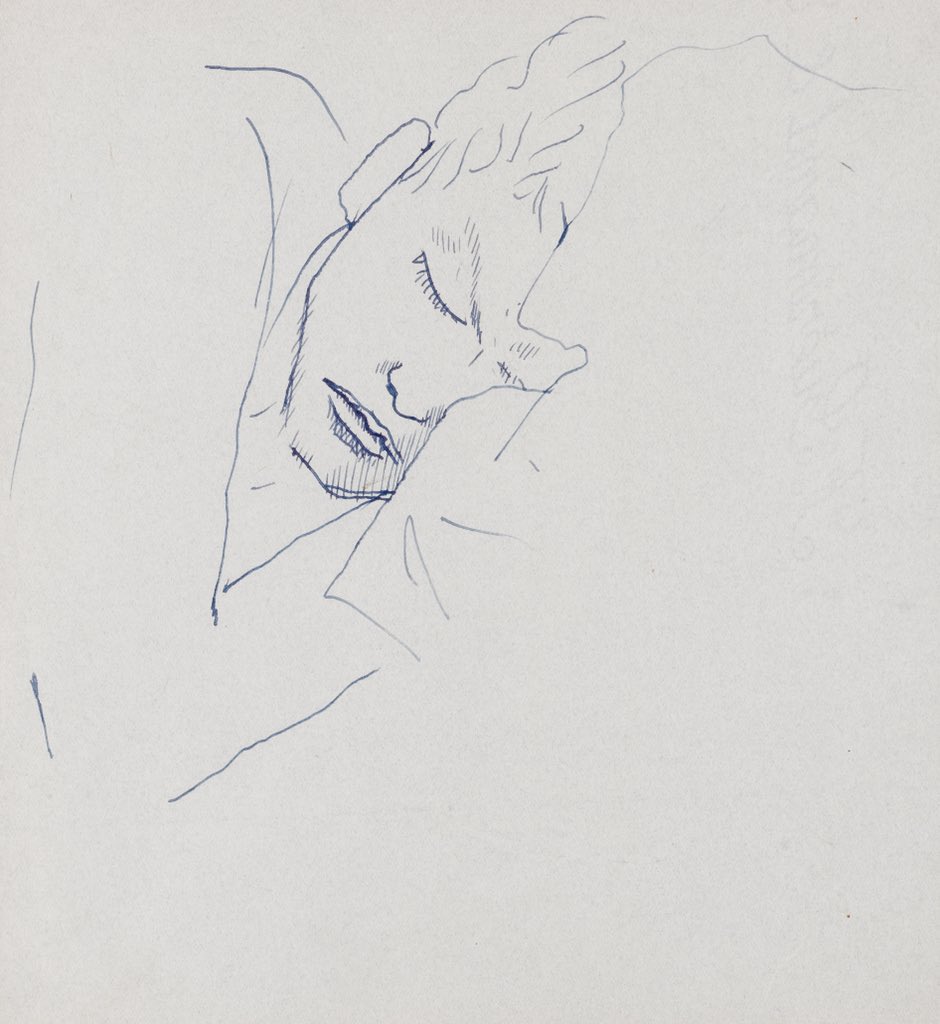 OlympiaAuctions's tweet photo. A selection of drawings of costume designs by Jean Cocteau (1889-1963)  including 'Jean Marais sleeping'  estimated at £1,500 - £2,000.  Cocteau was a French poet, librettist, novelist, artist, actor and film director. #JeanCocteau #picturesauction https://t.co/Ftm3TGkWa9