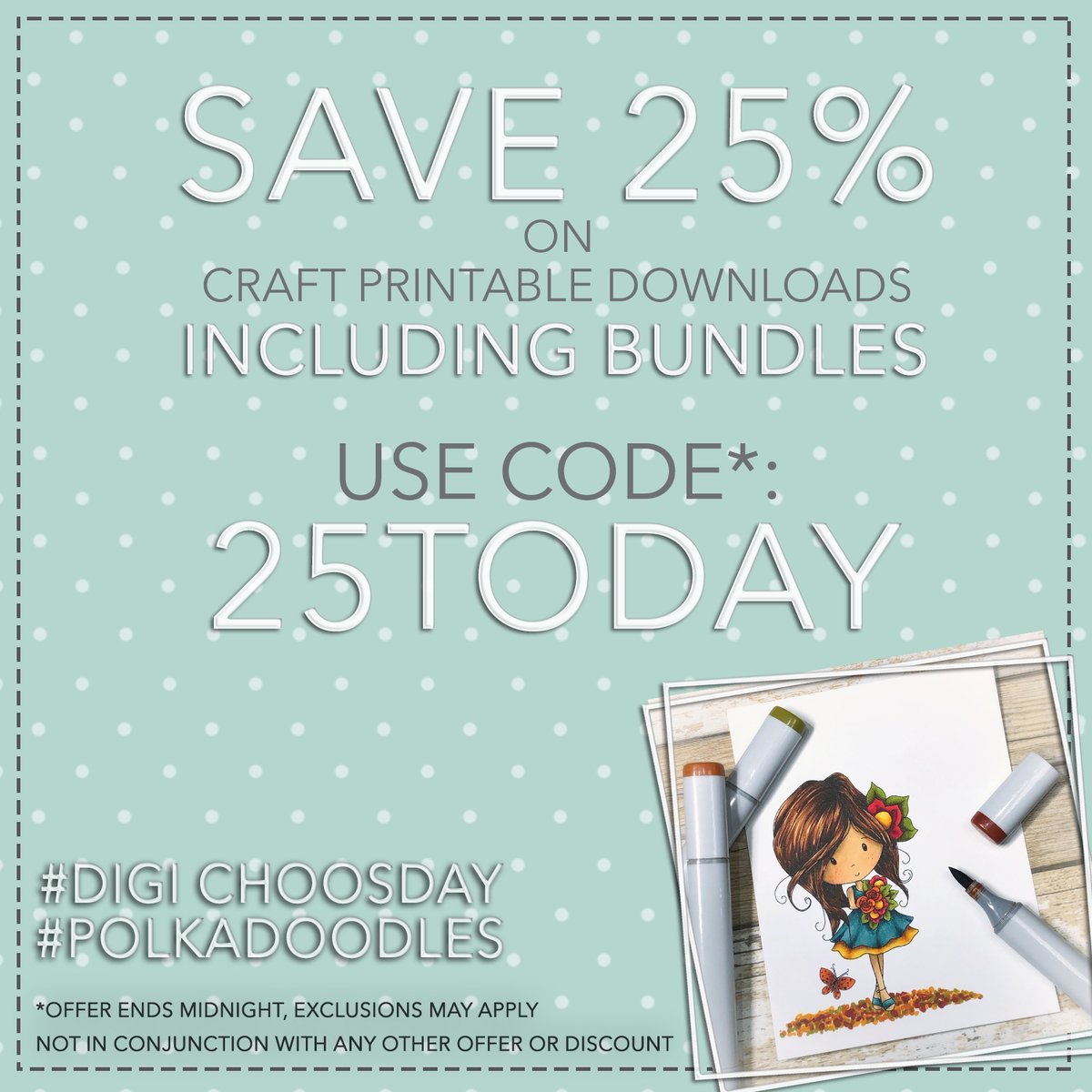 Polkadoodles Paper Crafts on Twitter "Looking for a crafty bargain