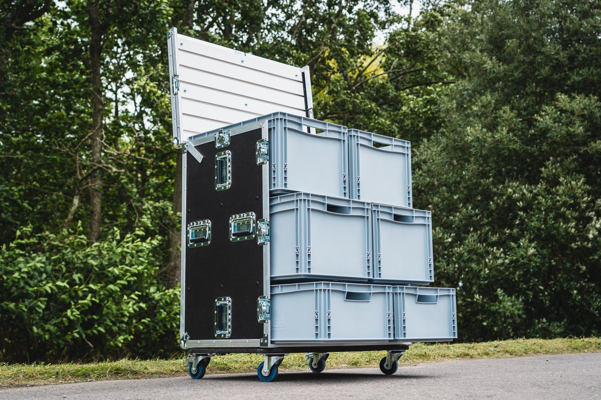 nspcases's tweet photo. Due to the versatility and affordability, our Euro Container Flight Cases remain popular within various industries.
Much like this recently finished custom drawer case with slatted wall incorporated into the lid creating an easy to set up retail/storage unit.
#nspcases https://t.co/KhFbJAYDVi