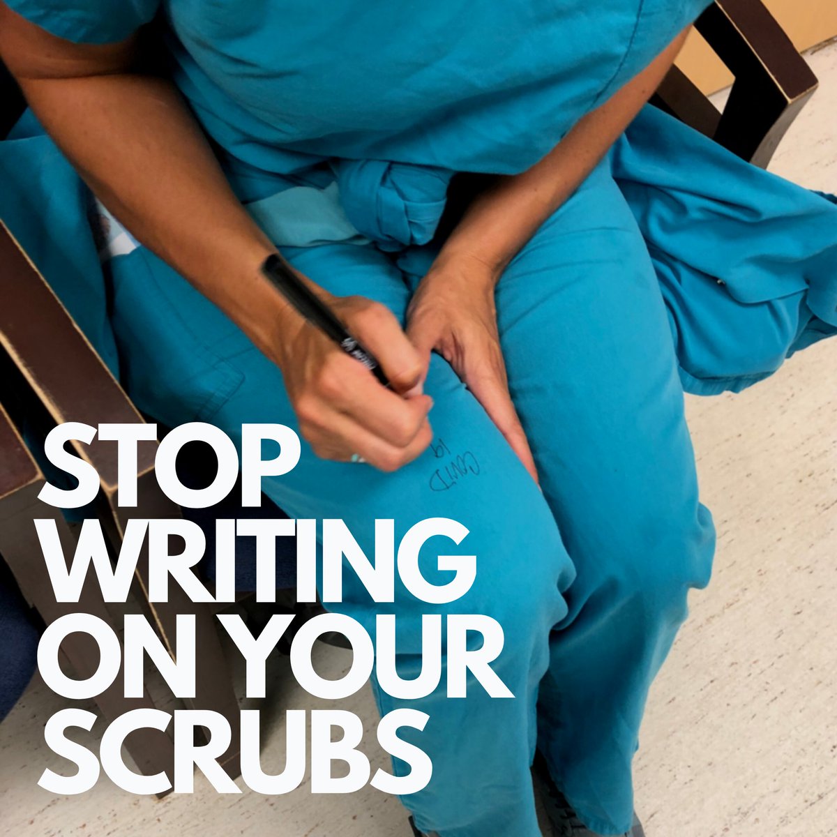Dock_Health's tweet photo. We see you, over there writing notes about your patients on your scrubs during rounds...
#docsofinsta #meded #healthcareadministration #healthadmin #nursesofinsta #productivityhacks #scrublife https://t.co/cNHkW7LuXQ