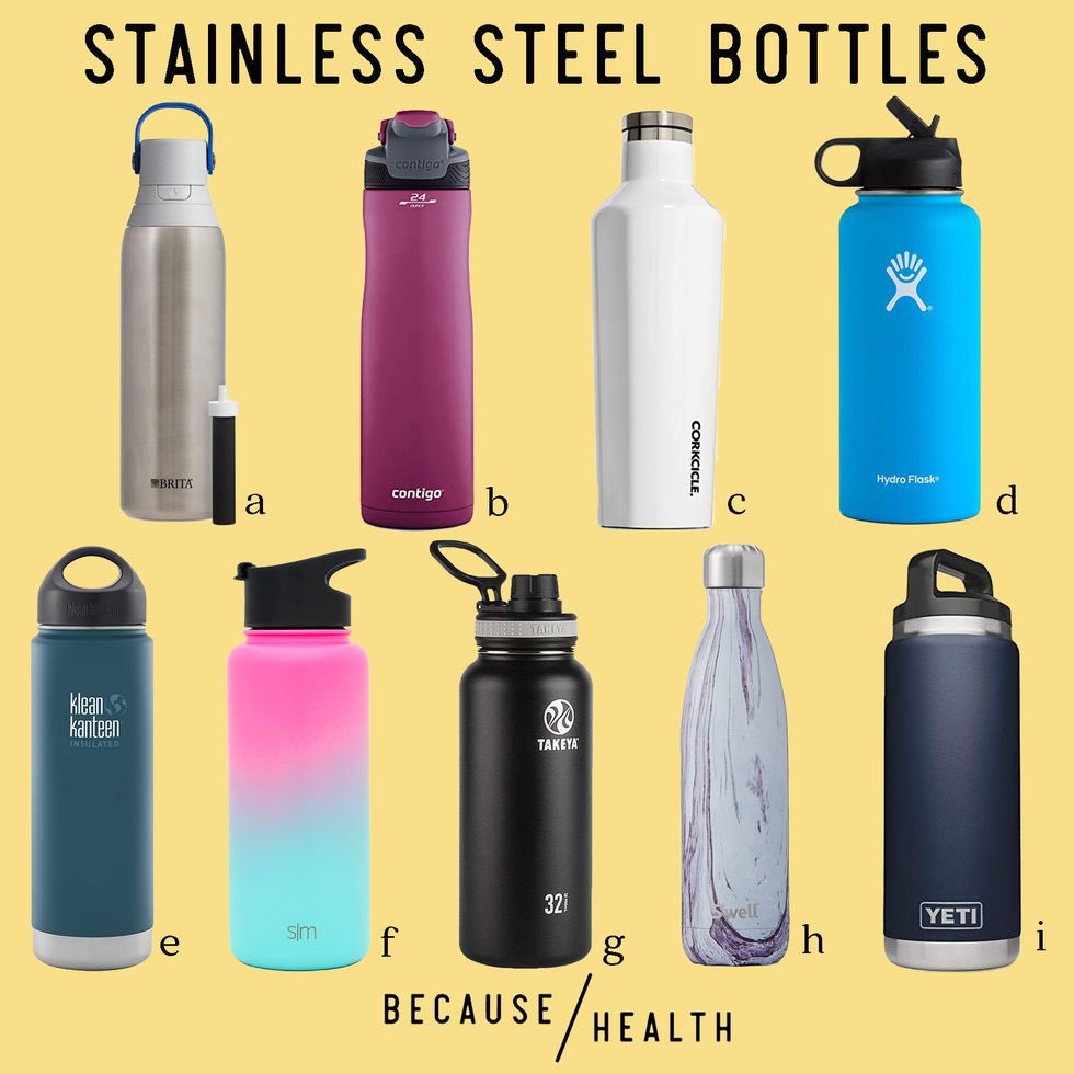 Reusable water bottles!  An obvious one but super important. 80% of plastic water bottles end up in landfills and reusable ones are so much cuter 
