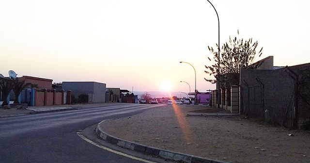 Photo of the day | Windhoek's streets become isolated as people retreat indoors in compliance with the town's 20h00 to 05h00 daily curfew. The sunset over the Maroela location provides a prelude to the solitary state that descends on the capital. Photo: Walter Kariko