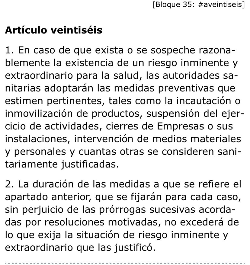 2) Aquí tenéis lo que dicen sobre esto.Foto 1: Ley 14/1986, 25 abrilFoto 2: Ley Orgánica 3/1986, 14 abrilFoto 3: Ley 33/2011, 4 octubreComo veis, párrafos genéricos, demasiado amplios e inconcretos como para poder afirmar con ROTUNDIDAD qué se puede y qué no se puede hacer.