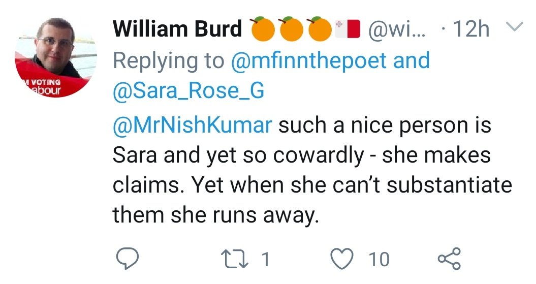 Some started tweeting Nish Kumar because she'd written a few jokes for a TV show he presents.One of them even @'ed Dara O' Briain...