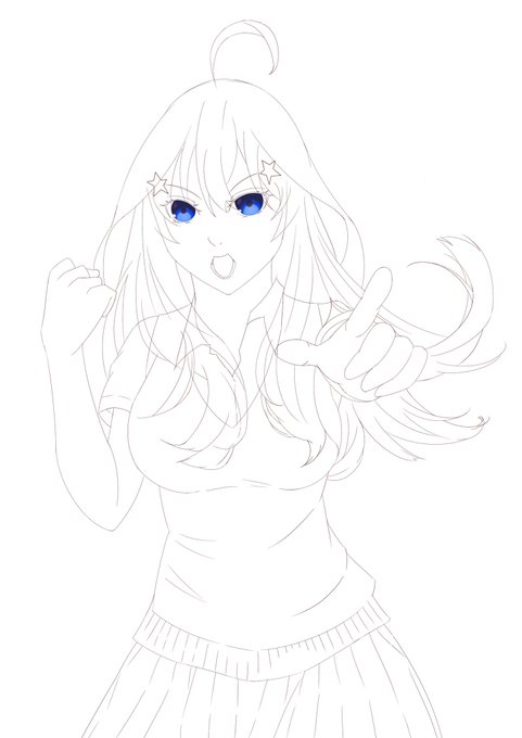 wadukaさんがTwitterに投稿した中野五月(五等分の花嫁)のイラスト。