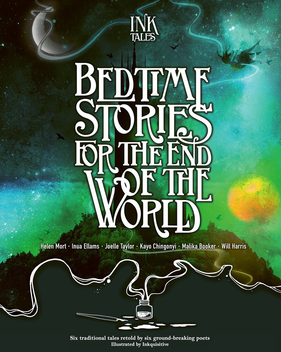 So here it is, in it’s beauty, the front cover of my debut illustrated book:

Ink Tales: Bedtime Stories For The End Of The World

A huge thank you to <a href="/bonnierbooks_uk/">Bonnier Books UK</a> and <a href="/Apple/">Apple</a> for trusting my vision and process.

Pre-order:
bit.ly/InkTales