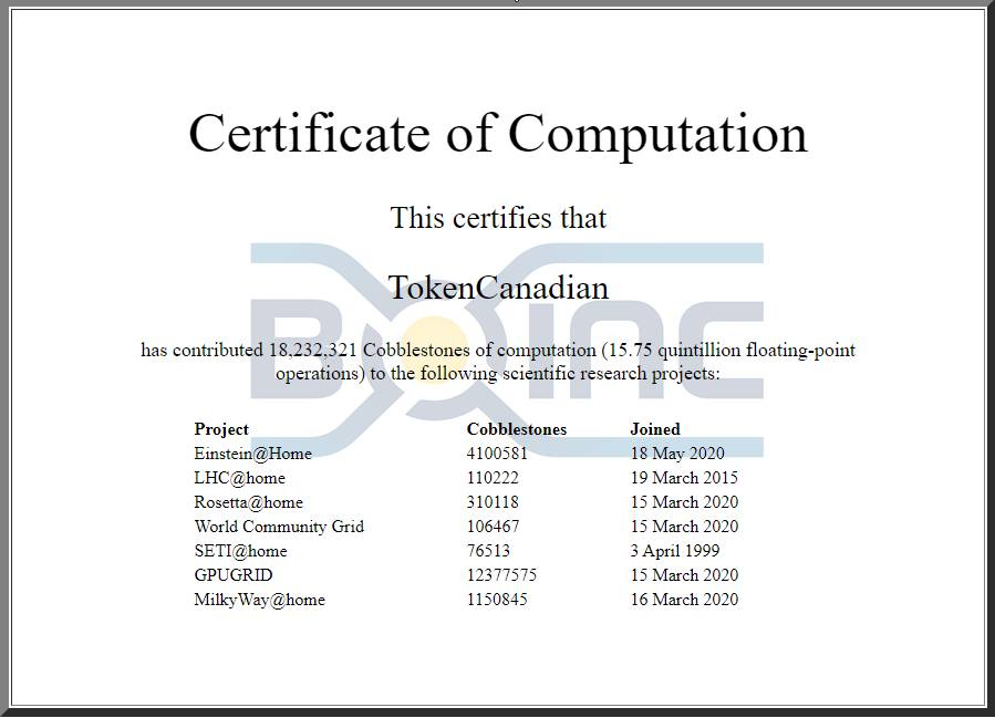 jnarai's tweet image. Just a reminder folks, #BOINC and their related projects still need your CPU & GPU cycles to fight COVID19 and work on other research.
If you're not sure how to set it up - I'd love to help, just let me know!
#crowdcomputing