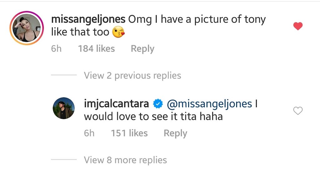 When JC became part of the Labrusca family (ok, I’m exaggerating)— But Ms Angel Jones, after giving JC an oven earlier, shared fetus Tony pictures to JC! All votes goes to JC! 