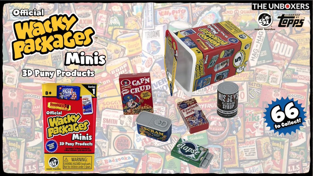 TheUnboxerrs24's tweet photo. Check out today's Unboxing video: Wacky Packages Surprise Package from our friends at @SuperImpulseLtd
https://t.co/Ze5gQ5Jjnz
Be sure to π& #subscribe
#ad #parody #WackyPackages #puns #hilarious #jokes #funny #nostalgia #unboxing #toys #ToyPhotography #HotToys #CoolToys https://t.co/TPdA8gVUOq