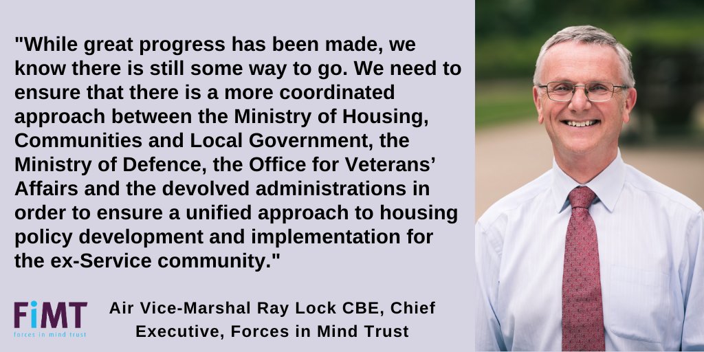 As we publish our Policy Statement on Housing <a href="/thewisdomofray/">Ray Lock</a> reflects on the progress that has been made &amp; calls for a more joined-up approach across government #Housing #Veterans 

Read the Statement here: bit.ly/3grbisp