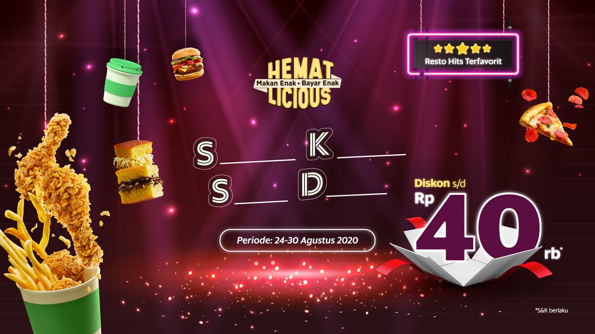 GrabID's tweet photo. YANG MAU VOUCHER GRABFOOD SINI NGUMPUL!

Aku mau bagi-bagi voucher GrabFood senilai 100rb buat masing-masing 10 orang. 

Caranya?

RT tweet ini, terus reply kepanjangan SKSD versi kamu pake hestek #HematEnakPakeGrabFood

Kalo aku SKSD: Selalu Kangen Sama Dia :")

GAS! https://t.co/3o0jLczB9c