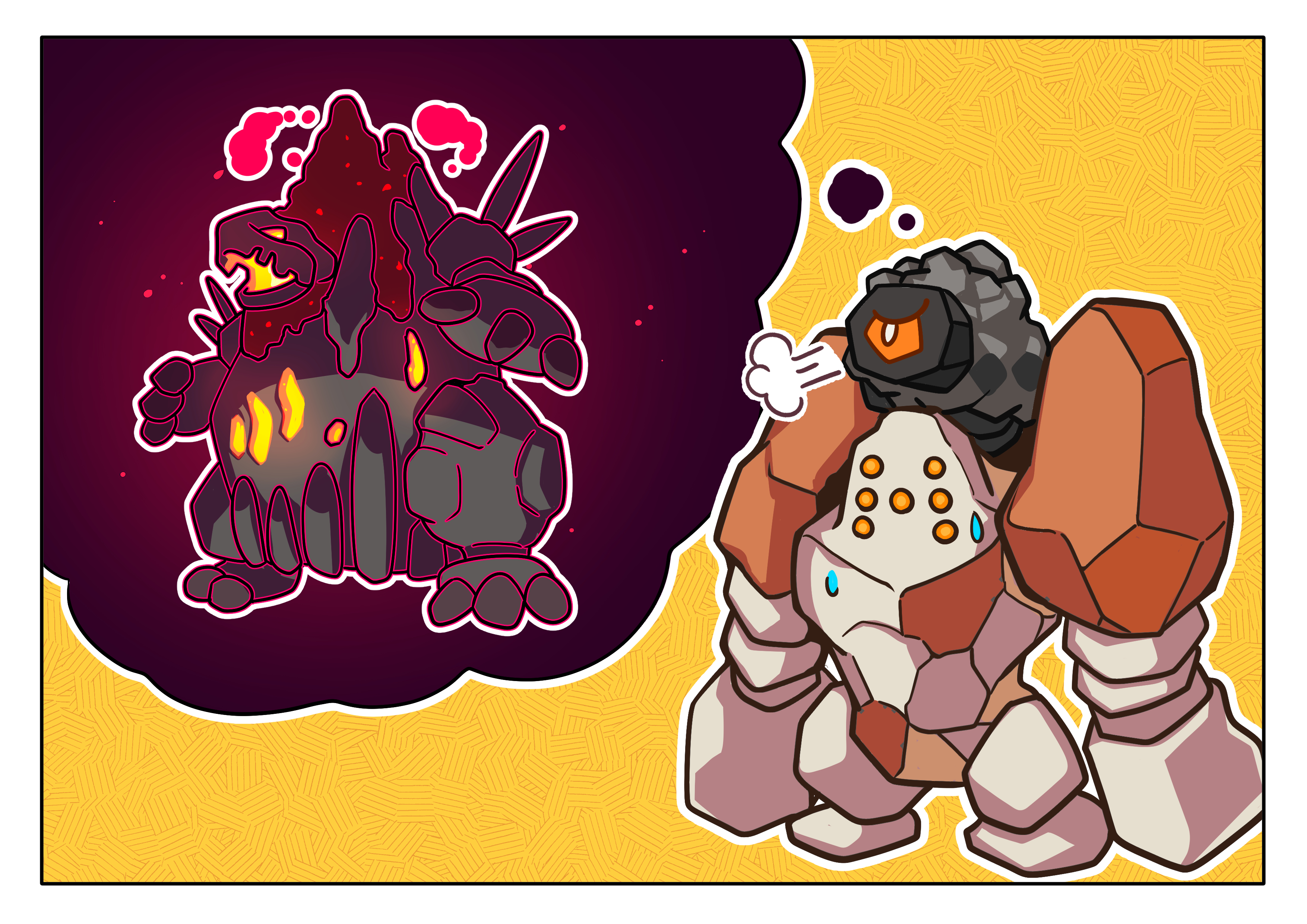 フキダシコットン 1日1枚 レジロックを使ったイメージトレーニング ポケモン剣盾 Pokemon イラスト T Co Kqqracutjs Twitter