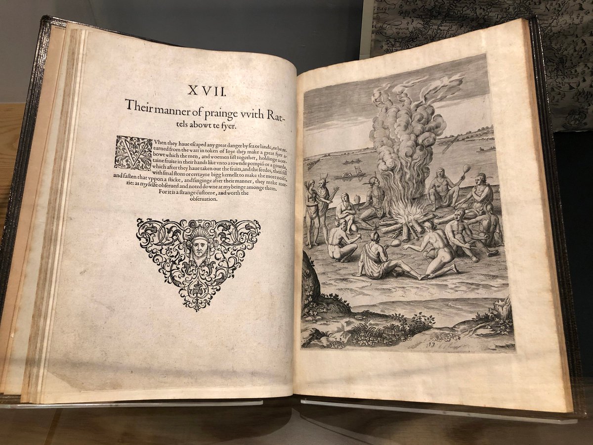 1) 'A Briefe and True Report of the New Found Land of Virginia' - a truly momentous book giving many their first glimpse of the New World and its Native peoples. Written by Thomas Hariot, an English polymath who joined Sir Walter Raleigh's first expedition to America in 1585...