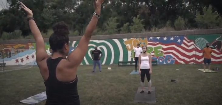 UCANchicago's tweet photo. #UCAN Chicago and #PlayStreets Present Beginners Yoga. Grab your yoga mat, towel, or blanket and let our video walk you through the basic moves and breathing techniques for the Sun Salutation Yoga Flow. Watch the entire video here: https://t.co/uplHhSB4do #greatwithfriends #pics https://t.co/OxSueEslsr