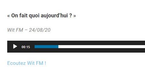 [#ZéroDéchet] "Aujourd'hui on se met au vert en ville !"

Si vous ne l'avez pas entendu sur les ondes (witfm.fr), retrouvez sur notre site le passage de Nina Blauwart, Chargée de projet, sur <a href="/witfm/">Wit Fm</a> : monquartierzz.org/index.php/arti…

#Bastide #Benauge