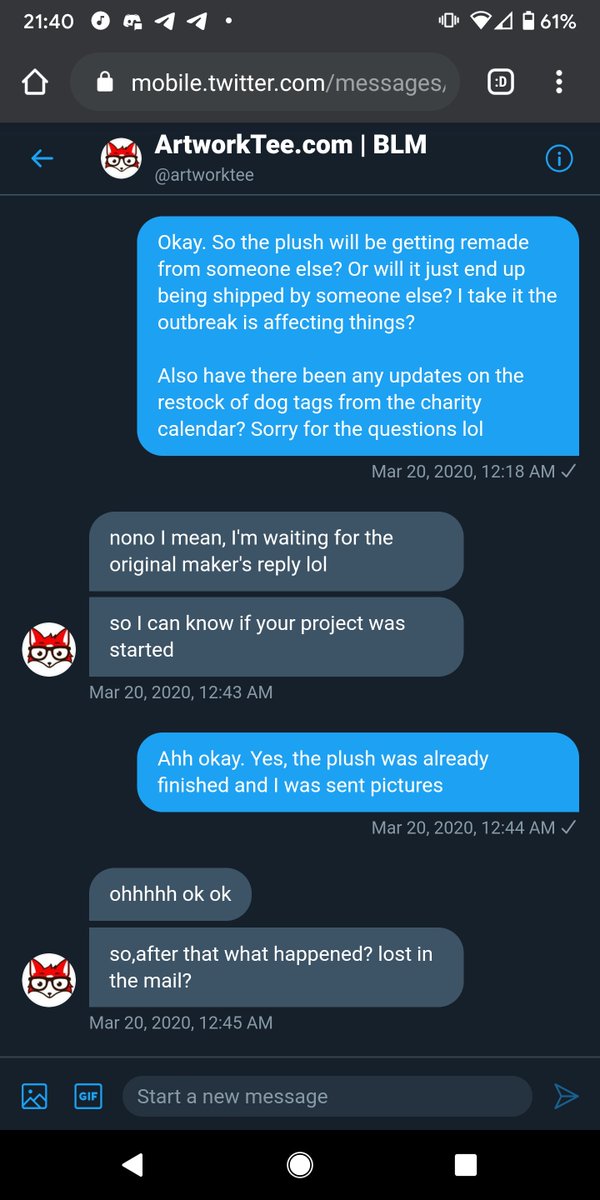 I was reasonably confused. It turns out, that they just meant that they were talking with the same person who had my plush already. I continued to explain what was going on with the plush once more, going through the information and trying to get it solved.