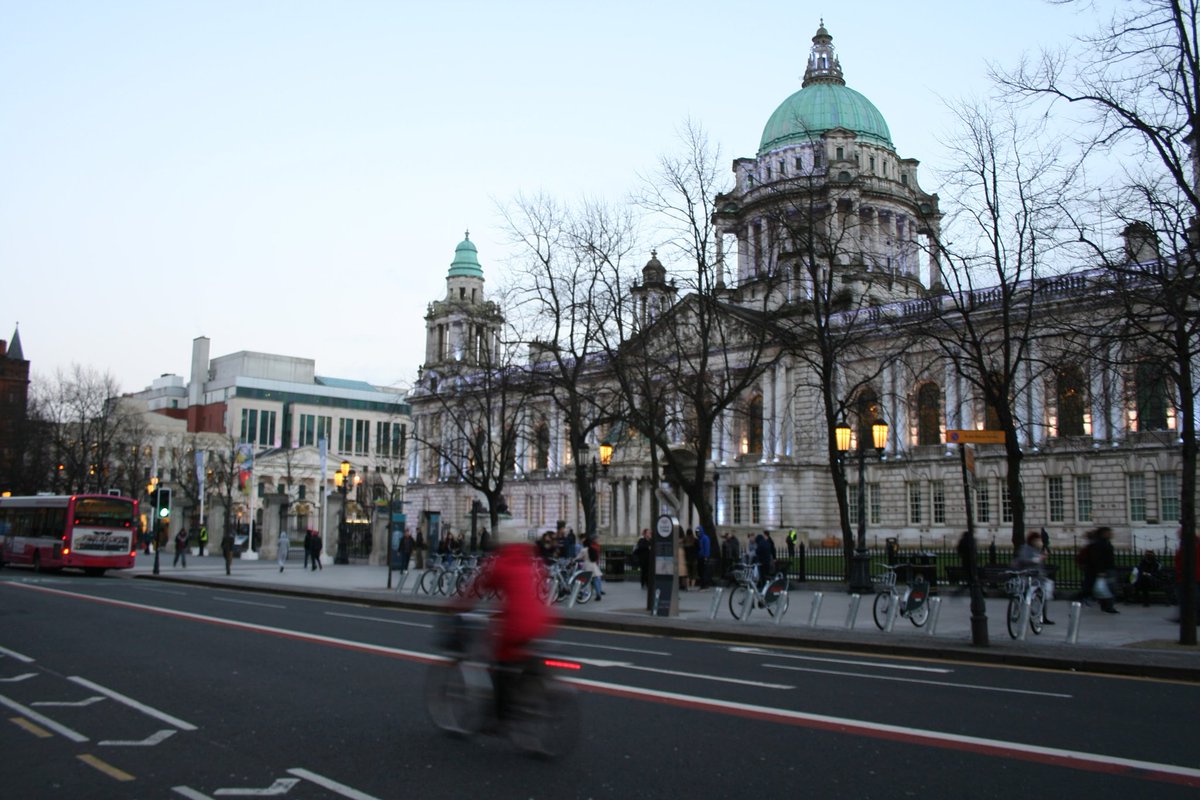 120 metres.As the crow flies, from one side of Belfast City Hall to the other.About 12 seconds for an elite sprinter No distance at all.(Thread: 1/8)