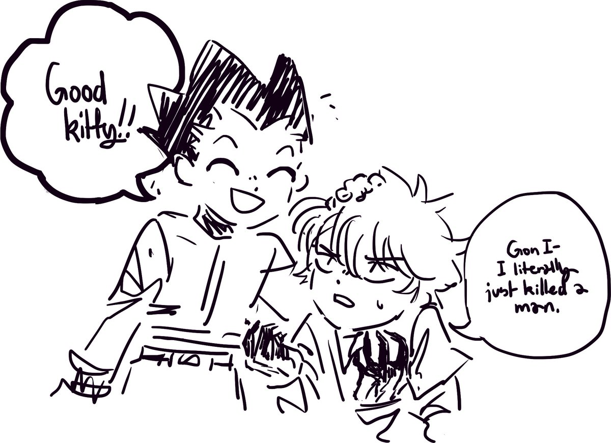 here's a quick thread of a bunch of killuas & gons i've managed to pile uppp
#killugon 
