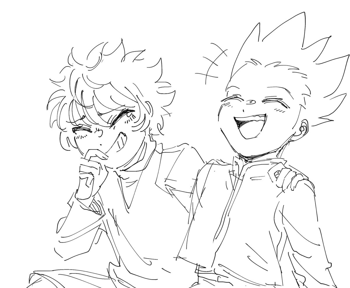 here's a quick thread of a bunch of killuas & gons i've managed to pile uppp
#killugon 