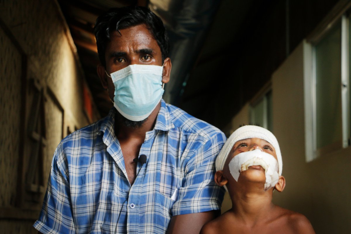 Before escaping many experienced or witnessed horrific violence. “I left  #Myanmar because my house was burnt down. They were killing and torturing everyone, and harassing our women. It was not safe” -Abu Siddik,  #Rohingya refugee in Cox’s Bazar