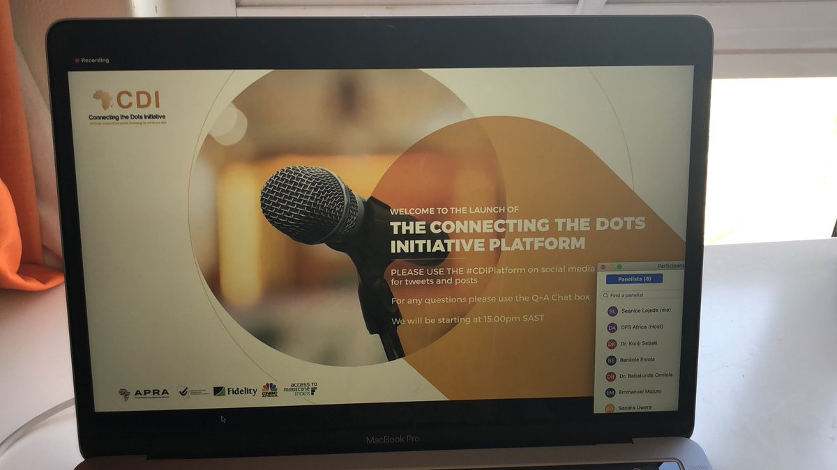 hiseanice's tweet photo. Moderating yet another virtual launch today. This is the world we live in now! @AfricaPharmaCo1 @BFDigitalAfrica https://t.co/jvuEpMGTwH