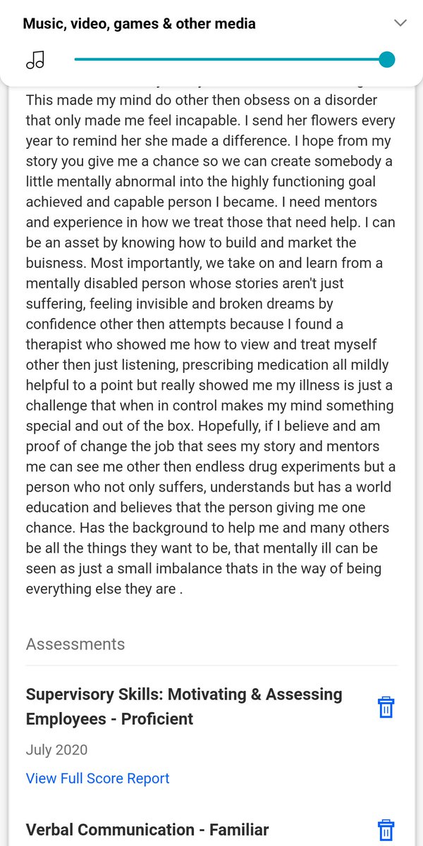 LDeull's tweet photo. Look at this nightmare addition to my resume.  This is outright sabotage.  They actually allowed this to be seen by employers. https://t.co/8oPRWjdSnN