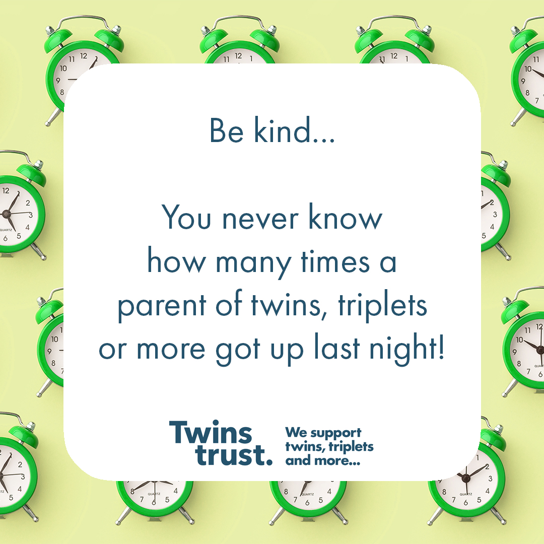 TwinsTrust's tweet photo. Be kind ❤️❤️

Are your little ones up and down during the night or struggle to get settled when it's bedtime? We have support designed for parents of #twins, #triplets or more in our #sleep #webinar. Visit https://t.co/C8ImMi14r2 to book your place. https://t.co/oLPfzRqTax