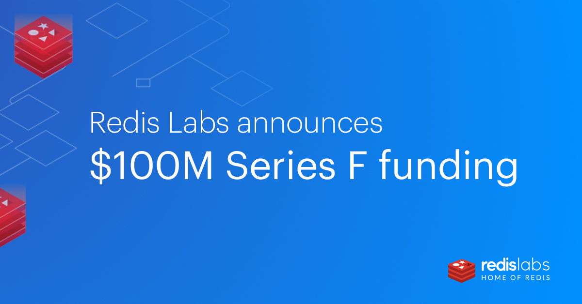 Redisinc's tweet image. Today we announced $100 million in Series F funding. The round was led by @BainCapVC and new investor @TCVTech, joined by existing investors Francisco Partners, @GoldmanSachs Growth, @ViolaGroup, and @DellTechCapital bit.ly/2QouL2c