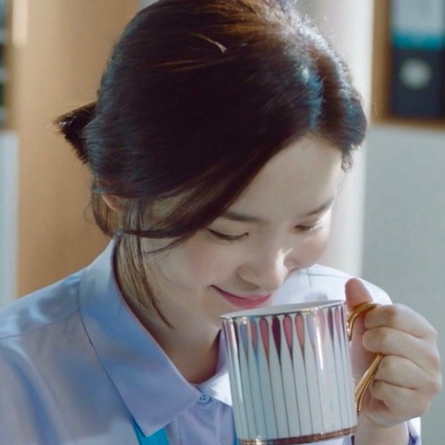 In her office, she brews herself a cup of coffee. Though a simple action, it speaks a lot that SH takes time for this rather than buying coffee from a cafe. It’s a treat for herself, respite before the hustle and bustle that’s sure to come.
