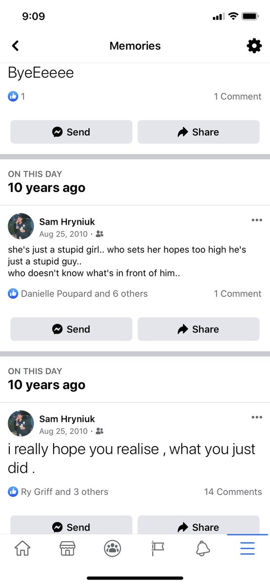 samhryniuk's tweet photo. Your daily dose of cringe Facebook memories https://t.co/L4vAMteaQh