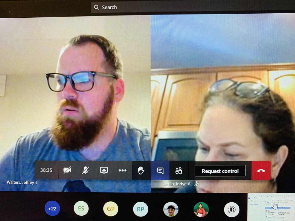 bradperm's tweet photo. J. Walters & I. Gersh rocking Pikesville Middle PD #VirtualUDL https://t.co/z2cMAdcJrH