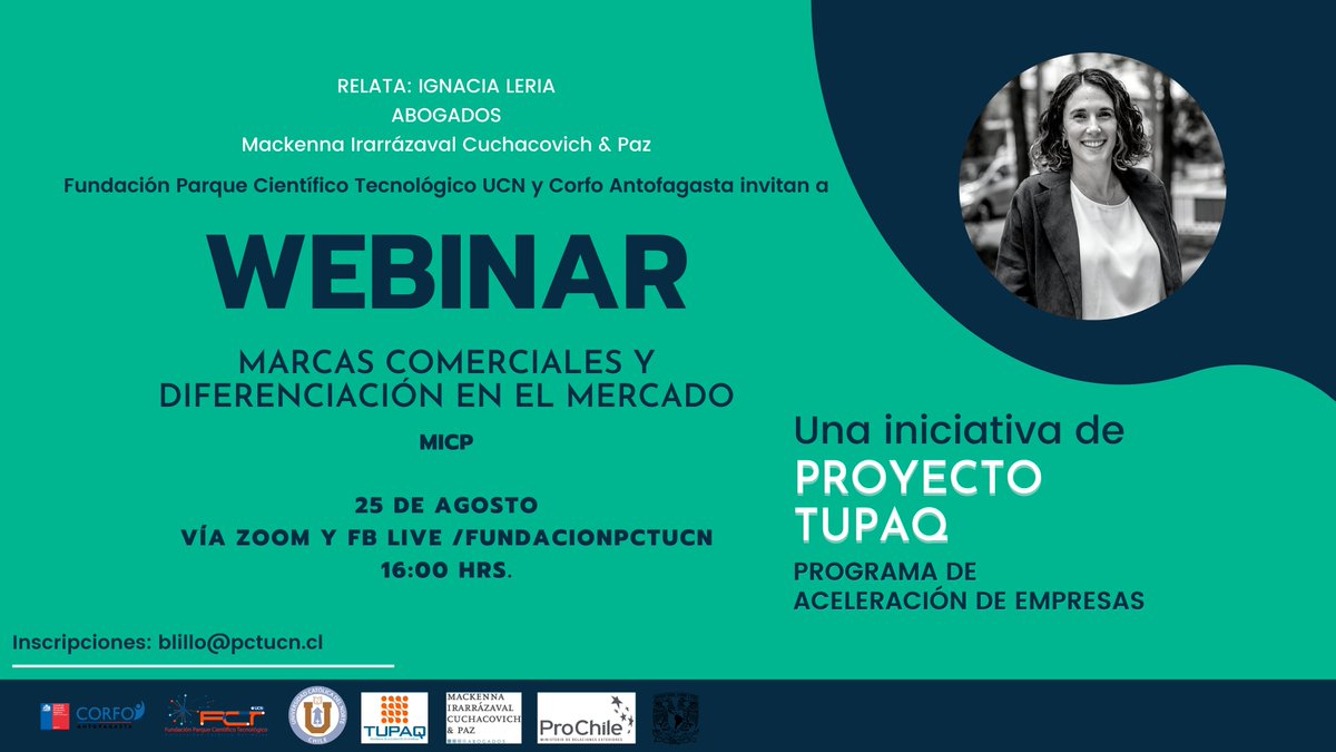 PCT_UCN's tweet image. Para culminar agosto @PCT_UCN cierra el mes con dos actividades imperdible💡Este martes 25, tendremos el 4to Webinar del #ProyectoTupaq, mientras que el 26 a las 15:30 hrs. se realizará "Diálogos Asincrónicos y sincrónicos hacia la Política Nacional de I.A. #Antofagasta