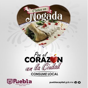 VisitaPuebla's tweet photo. Buenos días
En Puebla la temporada de #ChileEnNogada se empieza a terminar.
No te pierdas la oportunidad de probar un platillo de temporada con una tradición única.
#ConsuneLocal
#PueblaCiudadPatrimonio https://t.co/d68fcpD6RJ