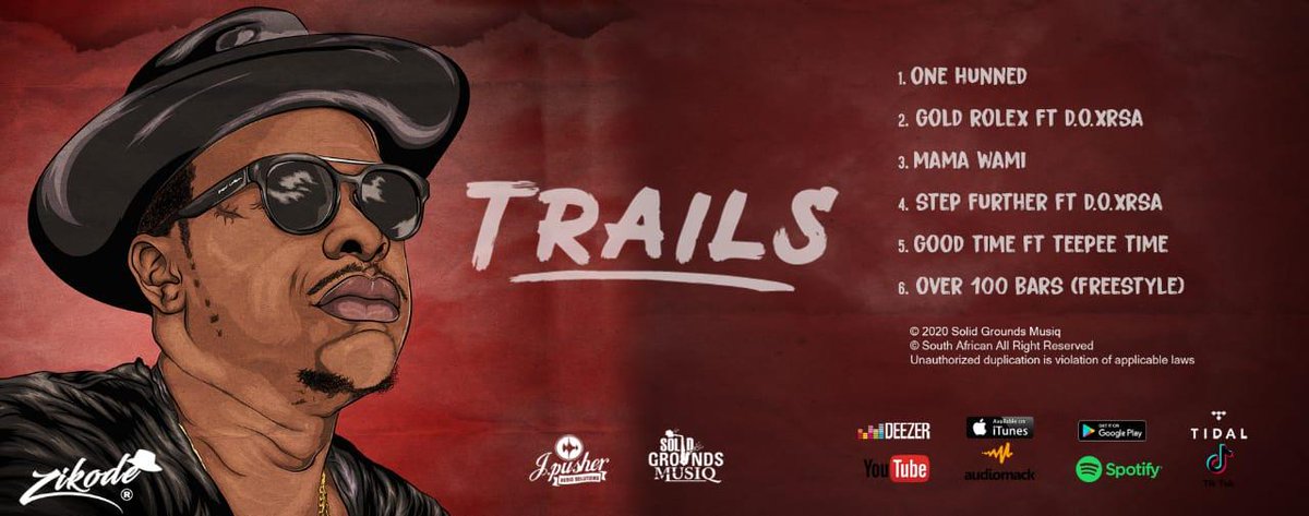 DOX_RSA's tweet photo. #TrailsEP Out Now❗❗❗
Buy/ Stream here: https://t.co/3wYgp4I0aU
https://t.co/1pfoLJ7HjD
https://t.co/RURAFLHXEt
Watch #StepFurtherMusicVideo Here: https://t.co/2uXO1Qj8th
@ZikodeSA feat. @DOX_RSA https://t.co/pzVcc53QHH