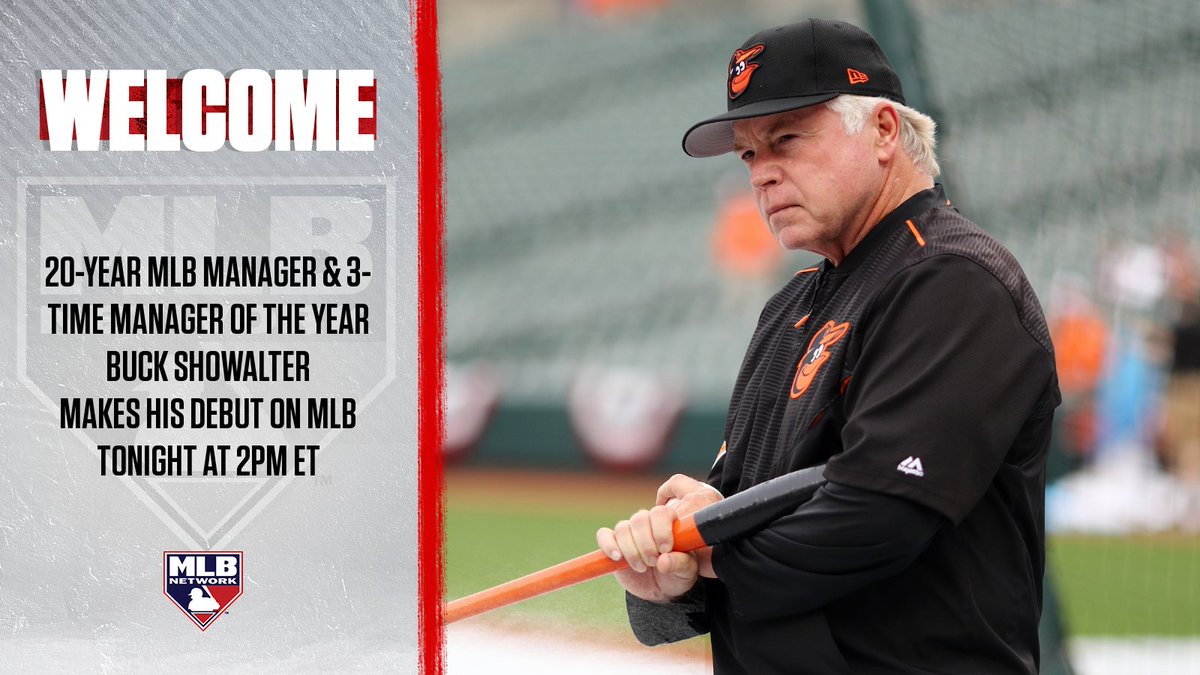 Bringing 20 years of Big League managerial wisdom to your 📺

#WelcomeToMLBNetwork, Buck Showalter!