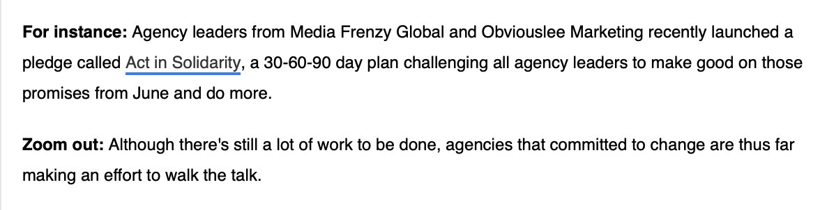 The way you structure your tweets/writing matters. For instance: If you create space and bold transition words (as seen below), it's easier to read. Zoom out: structure matters. Make it easy on the eye. Lead the reader to the next place you want to take them.