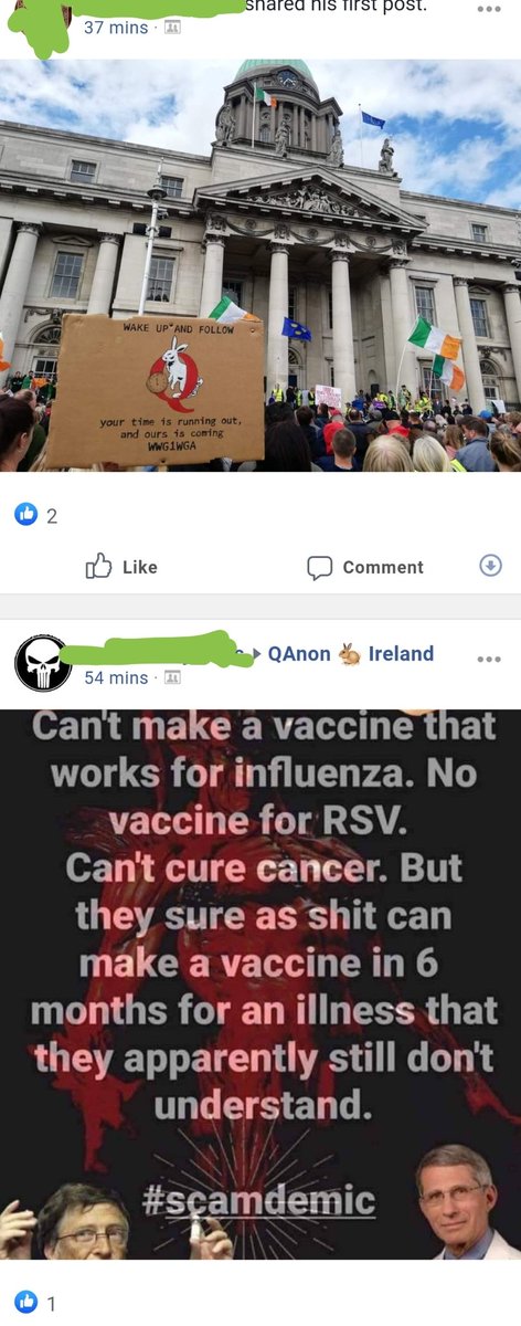 As usual, distrust of authority+lack of understanding leads to conspiracy theory.QAnon is different in that it's specifically a US pol. conspiracy, but where others like chemtrails are being steered into politics, Q starts political & adapts into anything, e.g. Antivax&lockdown