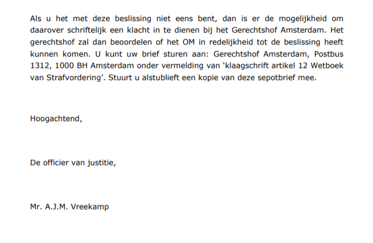 StaartjesL's tweet photo. Waarom is het zo raar dat de MDRA betrokken is bij de artikel 12 procedure tegen #Radio10 en #Gaarthuis? #coronalied
Omdat de bestuursvoorzitter van de MDRA (Vreekamp) degene was die het besluit nam (namens het OM) om niet te vervolgen: https://t.co/wLkDRUL7rM
