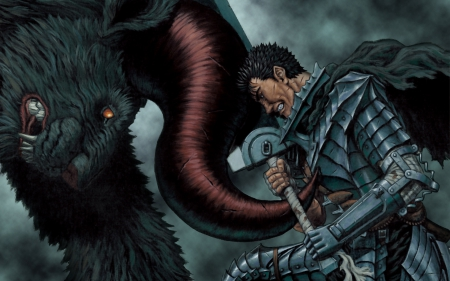 An analysis of Berserk, specifically how Miura uses paneling in the second Guts-Zodd fightThis is not about the way the characters are drawn, but strictly about the ways the panels are placed, their forms, and the techniques used to attract the attention of the reader.
