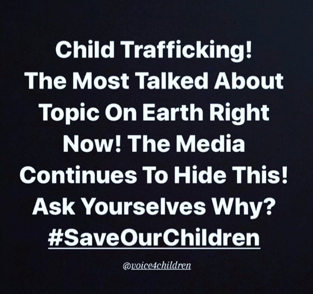 kakitty89's tweet photo. Read that again‼️🗣

#SaveOurChildren 
#exposethecorrupt 
#EndHumanTrafficking https://t.co/7k7EEgAw32